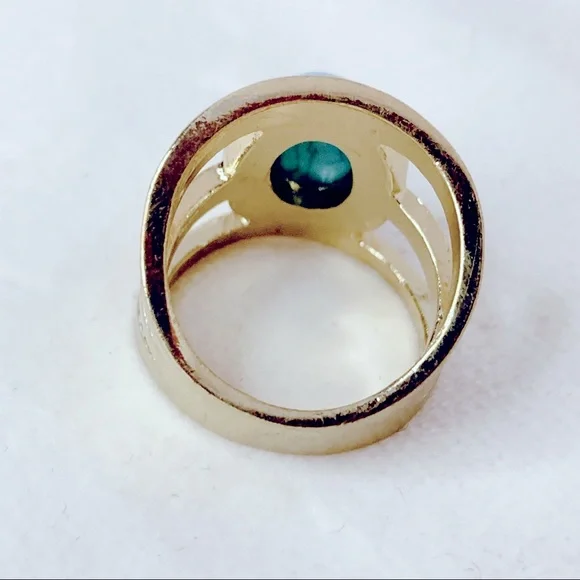 ❣️$25/3❣️Oval Shaped Turquoise Ring - Picture 7 of 10